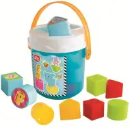 ABC Bunte Formensortier-Eimer 16x13cm - Simba Toys