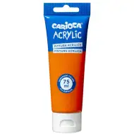 Acrylfarbe 75ml in Orangeton - Carioca