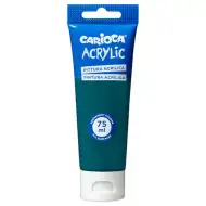 Acrylfarbe 75ml in Smaragdgrün - Carioca