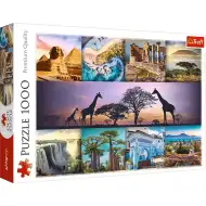 Afrika-Collage 1000-teiliges HQ-Puzzle - Trefl