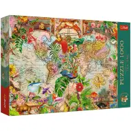 Antike Weltkarte 1000-teiliges Premium Plus Puzzle – Trefl