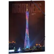 Ars Una: Hightower-Canton Turm A/4 Sammelmappe mit Gummiband