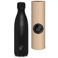 Ars Una: Noir schwarze doppelwandige Metallflasche in Geschenkbox 500ml