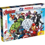 Avengers 2-in-1 60-teiliges Puzzle und Malbuch 35x25cm – Lisciani