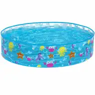 Bestway: Fill N Fun Sparkling Sea Meerestier-Hartwandplanschbecken, Ø 122 x 25 cm