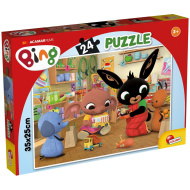 Bing und seine Freunde im Laden, 24-teiliges Puzzle, 35x25 cm – Lisciani