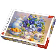 Blauer Blumenstrauß 1000-teiliges Puzzle - Trefl
