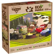 Cars 2-in-1 60-teiliges Eco Puzzle und Malset 70x50cm - Lisciani