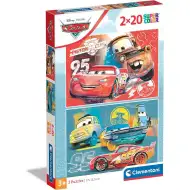 Cars 2x20 Stück Supercolor Puzzle - Clementoni