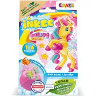 Craze Inkee: Galupy Einhorn vegane Badebombe mit Überraschungsfigur