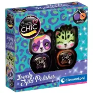 Crazy Chic: Lovely Nail Nagellack mit Tierfiguren-Pinselkopf 2er-Set in Gelb und Rosa - Clementoni