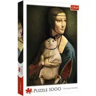 Dame mit Katze 1000-teilige Puzzle - Trefl
