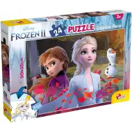 Die Eiskönigin 2 2-in-1 Puzzle und Malset, 24 Teile, 50x35cm – Lisciani