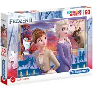 Die Eiskönigin 2 Elsa und Anna Supercolor Puzzle 60 Teile - Clementoni