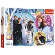 Die Eiskönigin 2: Im Licht der Liebe 100-teilige Glitzerpuzzle - Trefl