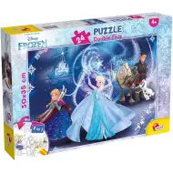Die Eiskönigin 2-in-1 Puzzle und Malset, 24 Teile, 50x35 cm – Lisciani