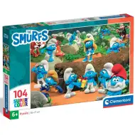 Die Schlümpfe Waldspaß 104-teiliges Supercolor Puzzle - Clementoni