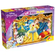 Die Schöne und das Biest Belle 2-in-1 Puzzle und Malset mit 108 Teilen, 70x50 cm - Lisciani