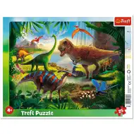 Dinosaurier 25-teiliges Rahmenpuzzle - Trefl
