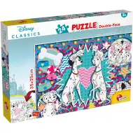 Disney 101 Dalmatiner 2-in-1 24-teiliges Puzzle und Malset 35x25cm - Lisciani