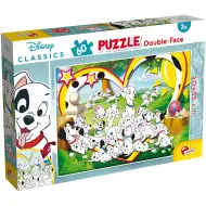 Disney 101 Dalmatiner 2-in-1 60-teiliges Puzzle und Malbuch 50x35cm - Lisciani