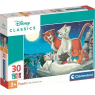 Disney Die Aristocats 30-teiliges Supercolor Puzzle - Clementoni