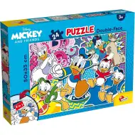 Disney Donald Duck 2-in-1 24-teiliges Puzzle und Malset 50x35cm - Lisciani