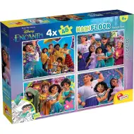 Disney Encanto 2-in-1 Maxi 4x48-teiliges Puzzle und Malset 35x25cm – Lisciani