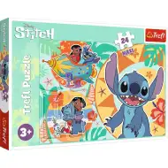 Disney: Lilo &amp; Stitch ein glücklicher Tag 24-teiliges Maxi-Puzzle - Trefl