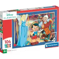 Disney Pinocchio 104-teiliges Supercolor Puzzle - Clementoni