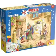 Disney Pinocchio 2-in-1 Maxi 35-teiliges Puzzle und Malvorlage 70x50cm – Lisciani