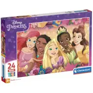 Disney+Prinzessinnen: Maxi Super Color Puzzle 24 Teile - Clementoni