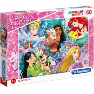 Disney Prinzessinnen und ihre Lieblinge Supercolor Puzzle 60-teilig - Clementoni