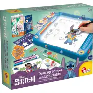 Disney Stitch Zeichenschule-Set mit leuchtendem Zeichentablett – Lisciani