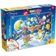 DuckTales: Donald im Weltall 2-in-1 Puzzle mit 108 Teilen und Malbuch 70x50cm – Lisciani