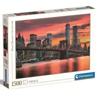 East River bei Sonnenuntergang 1500-teiliges HQC Puzzle - Clementoni