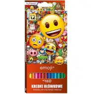 Emoji 12-teiliges dreieckiges Buntstift-Set