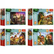 Entdecke die Welt der Dinosaurier mit dem 20-teiligen MiniMaxi-Puzzle - Trefl