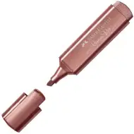 Faber-Castell: 1546 Glorious red Textmarker in Metallrot, 1 Stück