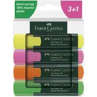 Faber-Castell: 1548 Superfluorescent 4er-Set Textmarker