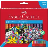 Faber-Castell: Buntstift-Set, 60 Stück