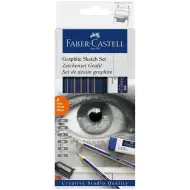 Faber-Castell: Graphit-Skizzenbleistift-Set, 8-teilig