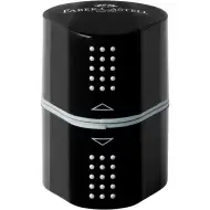 Faber-Castell: Grip 2001 Trio Spitzer schwarz 1 Stück