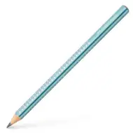 Faber-Castell: Sparkle Jumbo Perlmutt Metall Ozeanblau Graphitstift