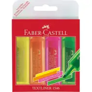 Faber-Castell: Superfluorescent Textmarker-Set 4-teilig