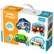 Fahrzeuge im Einsatz Baby-Puzzle-Set - Trefl