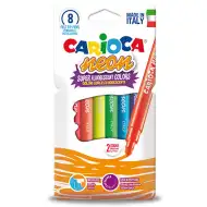 Fluoreszierende Neon-Filzstifte 8er-Set - Carioca