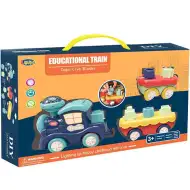 Formsortier-Spielzeugzug mit Licht und Ton 37,5 cm