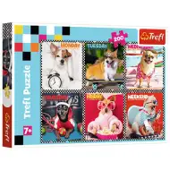 Fröhliche Hündchen 200-teiliges Puzzle - Trefl