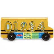 Holzformsortierer Schulbus mit Zahlen - Melissa &amp; Doug